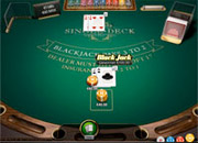 Single deck blackjack